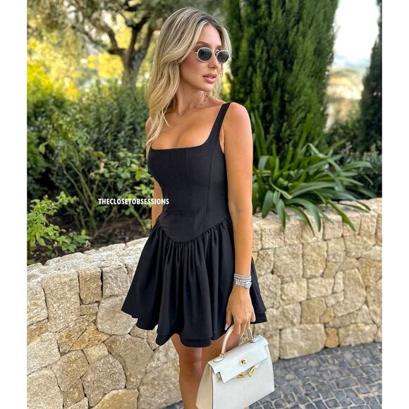 ZARA Blogger Fave A-Line Mini Dress 🖤 NWT | Size M - Picture 11 of 16